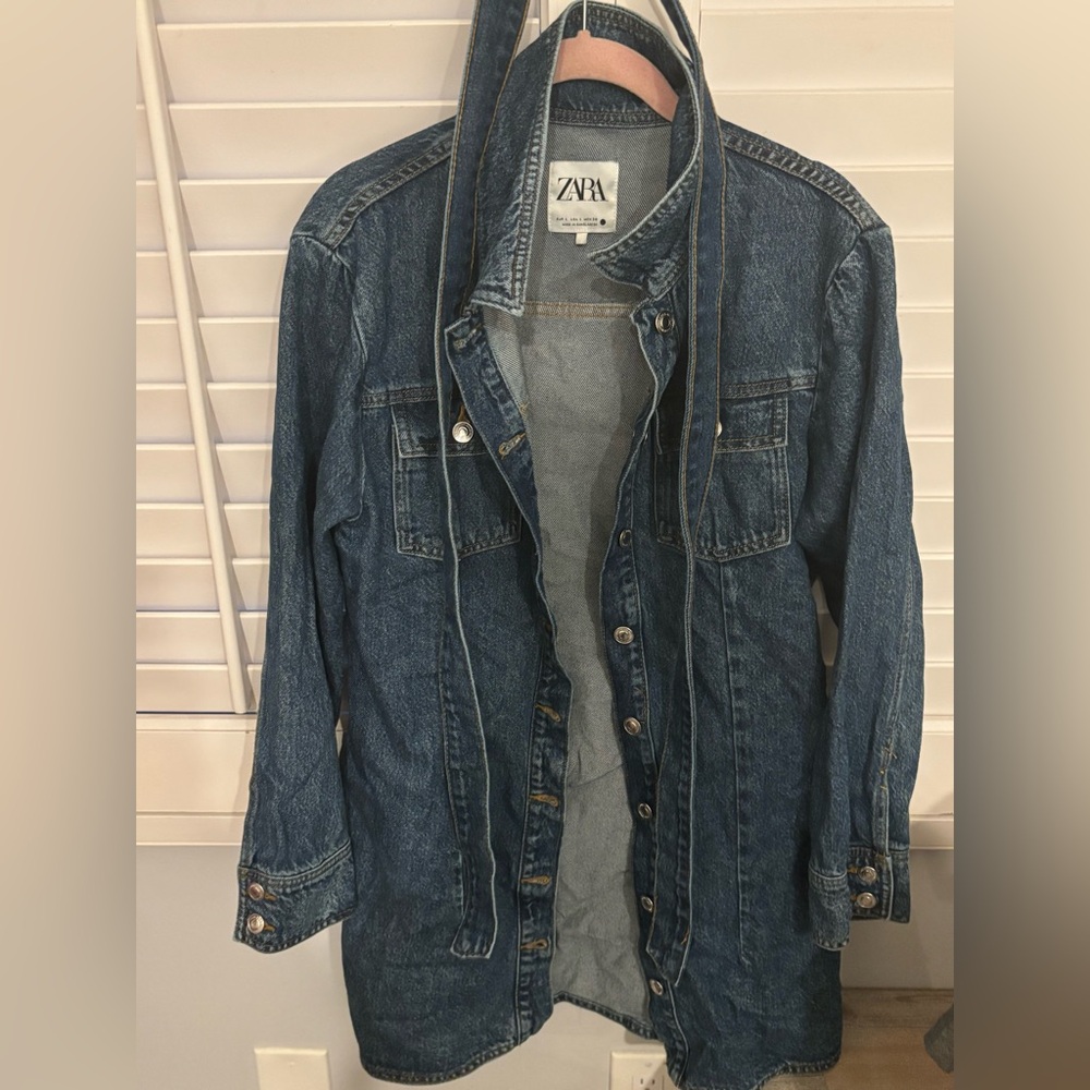 Zara Classic Indigo Denim Jacket